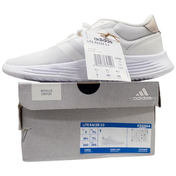 Adidas LITE RACER 2.0 Women's Running Shoe Sneakers Size 9 - Picture 1 of 6